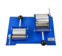 Probador de flexibilidad de películas de pintura de masilla, máquina de prueba de flexión de masilla, desmoldeo R50 mm R25 mm, diámetro del vástago 100 mm/50 mm, ancho del eje 80 mm, for la industria