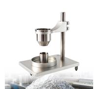 Probador de fluidez de polvos, medidor de flujo de polvos metálicos con aperturas de 2,5/5 mm, copa calibrada de 25 ml, cumple con Normas ASTM/ISO para Control de Calidad(Stainlesssteel,2.5mm)