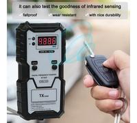Probador de frecuencia infrarroja para llaves de coche, instrumento de prueba de contador de frecuencia infrarrojo electrónico Digital de 100M-1GHZ con iluminación Negro