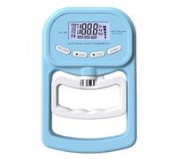 Probador de fuerza de agarre con dinamómetro de mano, 180 kg, mango ajustable, pantalla LCD, datos de usuario memorables para fitness y rehabilitación