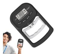 Probador de fuerza de agarre, entrenador de fuerza de agarre - Comprobador de agarre portátil con pilas | Medidor de entrenamiento de alta precisión con agarre cómodo y memoria inteligente para