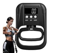 Probador De Fuerza De Agarre Manual: Dinamómetro De Agarre Electrónico De 12,5 X 19,5 Cm, Medidor De Ejercitador De Mano De 265 Lb/120 Kg | Herramienta De Medida De Fuerza De Digital Para Adult