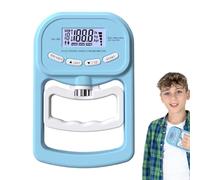 Probador de fuerza de agarre recargable, 19,6 x 12,7 x 3 cm, dinamómetro de mano portátil, medidor de medición de alta precisión, dispositivo de entrenamiento, para niños, niñas, niños, mujeres