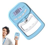 Probador de fuerza manual, dinamómetro de agarre manual,Probador de agarre portátil con batería | Cómodo medidor de entrenamiento de memoria inteligente en diseño humanizado para niños, niñas y