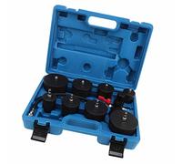 Probador de Fugas de Turbocompresor, 9 Piezas de Alta Precisión, Fácil de Usar, Probador de Fugas de Sistema Turbo para Sistema de Refrigeración para Tuberías de 1,38 a 3,54 Pulgadas