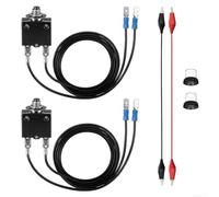 Probador de Fusibles con Clips Cocodrilo 14 AWG(3 5A) | Incluye fusibles 3A y 5A, para ideal para HVAC, diagnóstico para rápido, evita fusibles quemados, uso repetido