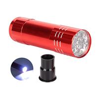 Probador de huevos LED FROL Light Egg Lampator de lámpara Candler para huevos de pato huevos de ganso de grúas huevos huevos de pájaro (Rojo)