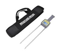 Probador de humedad de grano Medidor de grano digital Analizador de grano portátil con pantalla LCD retroiluminada por LED Apagado automático Sonda larga para trigo maíz soja