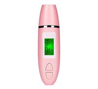 Probador de humedad de la piel, analizador facial rosa de 8ª generación con medición de aceite y elasticidad, probador de hidratación recargable, detección de fluorescencia y pantalla LCD, herramienta