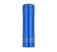 Probador de incubadora de huevos Lámpara de vela 9 Luz Brillante Cold Hatching Aves de corral Accesorio Rojo Azul Negro Control de alta intensidad portátil Desarrollo de huevos (Azul)