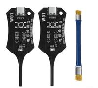Probador de inductancia W01 para detección instantánea de fallos de bobinas con indicador de luz verde para reparación de PCB y placa base (2 piezas W01-Brush)