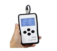 Probador de luz Ultravioleta Radiómetro de luz Ultravioleta UVA Uvb Fuentes de luz LS125 Sonda múltiple Alta precisión Operación Simple Investigación de energía Solar(LS125)