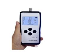 Probador de luz Ultravioleta Radiómetro de luz Ultravioleta UVA Uvb Fuentes de luz LS125 Sonda múltiple Alta precisión Operación Simple Investigación de energía Solar(LS125 with UVB-X0)