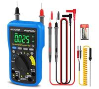 Probador de multímetro con Bluetooth y soporte de aplicación, 6000 cuentas de rango automático RMS verdadero, multímetro digital 90EPD con prueba de condensador, voltímetro para corriente, resistencia