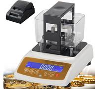 Probador de oro, precisión de 0,001 g, no destructivo, resultados 5s, recargable, mide la densidad y quilates para oro/platino/paladio