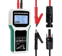 Probador de Paneles Solares de 1800W, Multímetro Fotovoltaico con Detección Inteligente MPPT para PV Paneles Datos y Medidas de Diagnóstico, Sistemas de 24V | 48V | 120V Protección Contra Sobrecargas