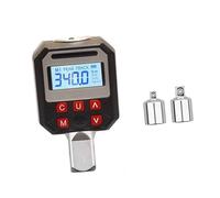 Probador de par digital preciso, 5 rangos ajustables, 1,5 a 340 Nm ± 2%, tasa de error, pantalla LCD, almacenamiento de memoria, cabezal de conversión, llave dinamométrica de alta precisión