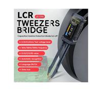 Probador de Pinzas de Puente Inteligente, 100 Hz/1 KHz/10 KHz, Probador ESR SMD para Capacitancia, Resistencia, Inductancia y Diodo