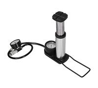 Probador de Presión de Fugas, Barómetro Doble para Evitar el Reflujo de la Presión del Aire, Rosca G1 / 4, Aire Comprimido Manual para el Sistema de Refrigeración por Agua de la Computadora (Plata)