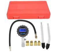 Probador de presión del Cilindro XTEVU, medidor de compresión del Motor, Kit de detección de presión Digital, Herramienta de diagnóstico de Motor 3-300 PSI