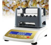 Probador de pureza de oro, densímetro de metal precioso 0,01 g-1200 g, 0,001 g/cm³, 5 segundos con impresora opcional recargable para joyeros y distribuidores de metal