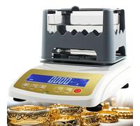 Probador de pureza de oro y medidor de densidad de metales preciosos, valor preciso de quilates y análisis de densidad para oro, plata, platino, resolución de 0,01 g para resultados fiables