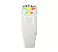 Probador de radiación, 5-LED EMF Meter Magnetic Field Detector Ghost Hunting Paranormal Equipment Tester Portable Counter Professional,hogares, oficinas, áreas habitables(WHITE)