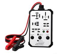 Probador de relé automotriz 12V 24V - Herramienta de diagnóstico de circuito multifuncional con capacidad inalámbrica e indicador LED para coches, camiones, caravanas, barcos, pruebas rápidas de 4