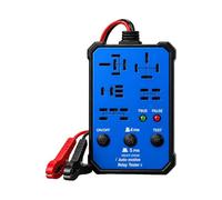 Probador De Relés Automotrices: Herramienta De Diagnóstico De 12 V Y 24 V, Luces Indicadoras Integradas, Lector De Códigos De Falla | Monitor De Datos En Tiempo Real Para Uso De Pruebas Del sistem El