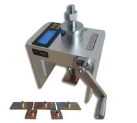 Probador de Resistencia de Adherencia para Azulejos de 10 KN, Probador Inteligente de Fuerza de Arranque de Pintura con 5 Bloques de Prueba Roscados, Dispositivo de Prueba de Adherencia