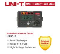 UNI-T UT501A Medidor de Resistencia de Aislamiento Medidor de Tierra Megómetro Voltímetro con Retroiluminación de LCD, 1000V
