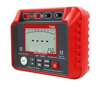 Probador de resistencia de aislamiento TS68, megóhmetro digital de 500 V y 2500 V, medidor de resistencia portátil inteligente.(TS68 2500V)