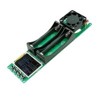 Probador de resistencia de capacidad de batería de doble canal de carga independiente, canal de descarga 1 A, corriente de carga máxima, función de parada automática, carcasa compacta, análisis de