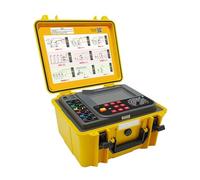 Probador de resistencia diseño, herramienta prueba medidor tierra doble abrazadera impermeable con pantalla grande,Serie Expert-Tech