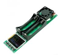 Probador de resistencia interna y capacidad de batería de doble canal con ciclos de carga y descarga automáticos, alimentado por USB-C, para evaluación de estado de batería industrial