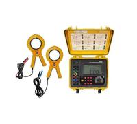 Probador de Resistencia, Medidor De Resistencia De Tierra De Doble Pinza ETCR3200C, Rango De 300 KΩ, Detector De Corriente De Tierra, Comprobador De Resistencia Del Suelo De 600 A
