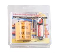 Probador de rotación de bomba de circulación para sistemas de calefacción, herramienta de apertura de válvula solenoide con indicador de campo magnético, dispositivo ABS compacto para fontaneros para