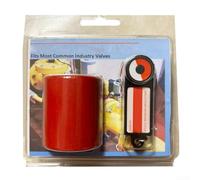 Probador de rotación de bomba de circulación y abridor de válvula solenoide para sistemas de calefacción - Carcasa ABS con imán, indicador de dirección visual, tamaño de llavero compacto (rojo)