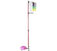 Probador de salto vertical ajustable, herramienta de medición de salto de gimnasio portátil para atletas, altura de 4 a 11 pies, ideal para entrenamiento deportivo y evaluación del rendimiento