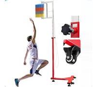 Probador de Salto Vertical Ajustable para Adultos y niños: Equipo portátil de Entrenamiento de Salto de Altura con cordón y Ruedas para un Mejor Rendimiento y Pruebas de Aptitud física.
