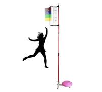 Probador de Salto Vertical, Equipo de Prueba de Salto, Equipo de Entrenamiento de Salto de Altura de pie para Adultos, Poste Independiente, Dispositivo de medición de Rebote de 3,9 a 11,5 pi