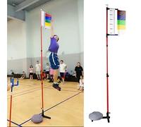 Probador de salto vertical: herramienta de medición de salto de metal de altura ajustable para entrenamiento y evaluación del rendimiento