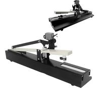 Probador de solidez del color, probador de resistencia al frotamiento seco y húmedo con manivela, diseño de doble rodamiento AATCC medidor manual para evaluar la solidez del color