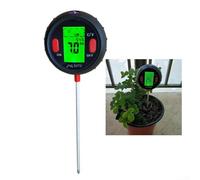 Probador de suelo 5 en 1, medidor digital de humedad del suelo resistente a la intemperie, medidor de PH/temperatura/intensidad de luz, alimentado por pilas para jardinería, plantas al aire libre