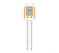 Probador de suelo 6 en 1 para jardín y huerto, medidor de fertilidad NPK pH humedad temperatura fertilidad, detector digital portátil con pantalla LCD