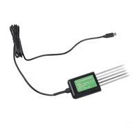 Probador de suelo 8 en 1, sensor de suelo USB para humedad del suelo, conductividad de pH y análisis de nutrientes con conectividad y diseño impermeable
