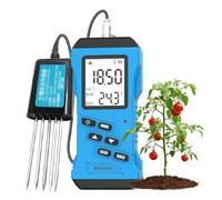 Probador De Suelo Digital 7 En 1 Con Pantalla Lcd, Medidor De Humedad Del Suelo, Humedad, Temperatura, Ec, Ph, Sensor Npk, Medidor De Suelo Rápido 7 En 1, Confiable Y Preciso