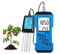 Probador de suelo, medidor NPK 7 en 1 para nitrógeno, fósforo, potasio, pH, humedad y conductividad de nutrientes, prueba digital de fertilidad del suelo de alta precisión para el cuidado de jardines