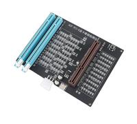 Probador de Tarjetas gráficas con luz, Herramienta de diagnóstico de Doble propósito AGP y PCI-E, probador de Tarjetas gráficas para Problemas de Pantalla en Blanco o borrosa,