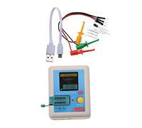 LCR-T7 Probador de Transistores,Resistencia de Diodo Inductor Medidor de Capacitancia Medidor Comprobador Detector Pantalla Gráfica TFT a Todo Color de 0.1MHz